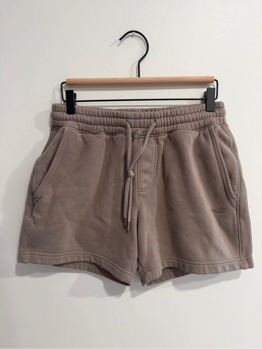 Hollister Men’s Drawstring Athletic Sweat Shorts - Taupe